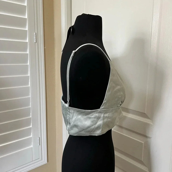 ZARA | Satin Bralette Top - Size L - Picture 2 of 5